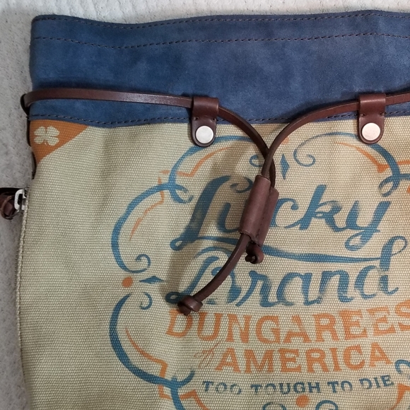 Lucky Brand Too Tough to Die Back Pack - Picture 8 of 8
